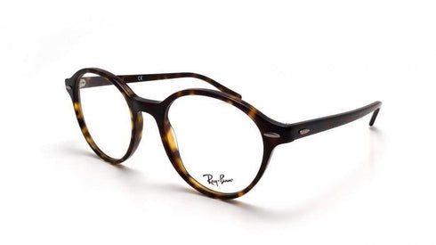 RAYBAN Unisex Eyeglasses RX7118-2012 Dark Havana 48-19-145